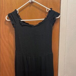 Elegant Black Off-Shoulder Dress